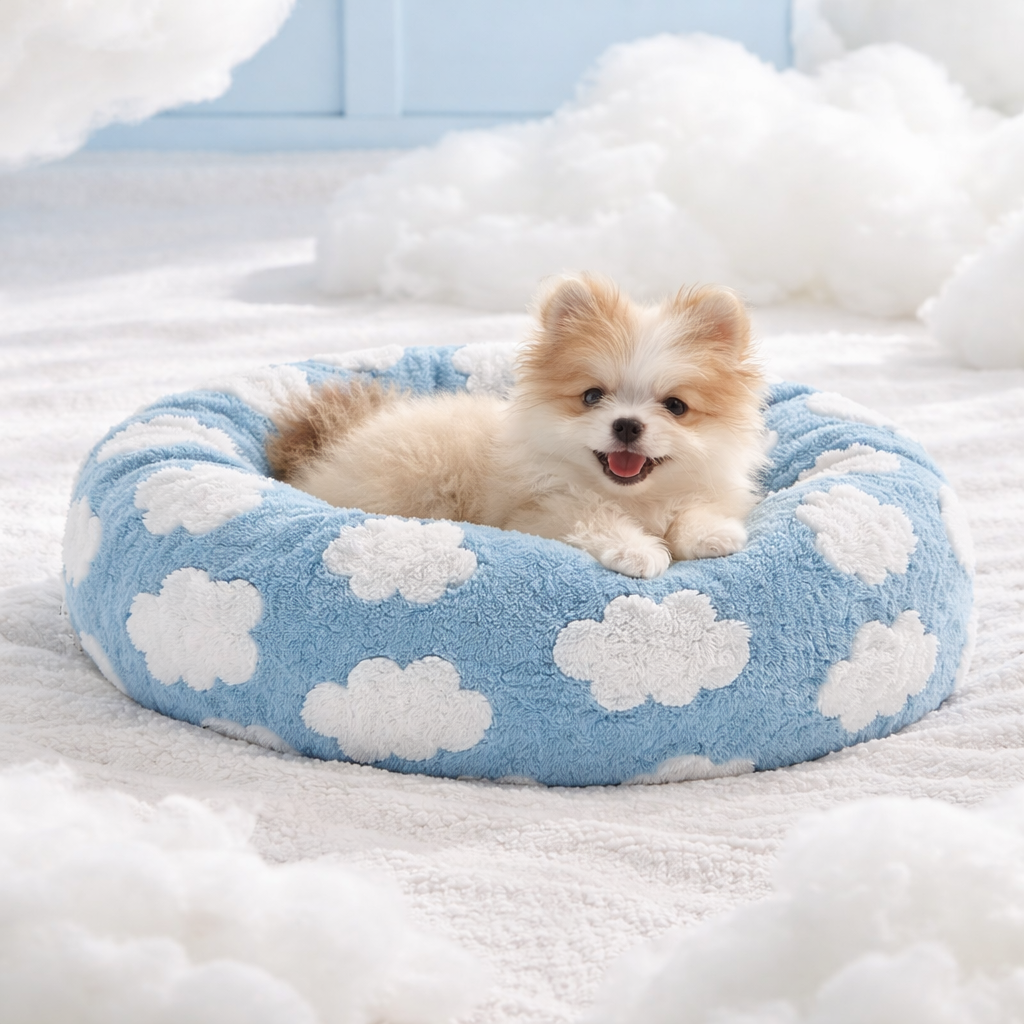 CalmPaws™ Anti-Anxiety Dog Bed – Deep Sleep & Stress Relief