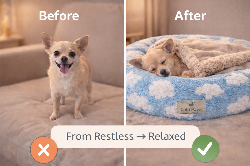 CalmPaws™ Anti-Anxiety Snuggle Blanket for Dogs